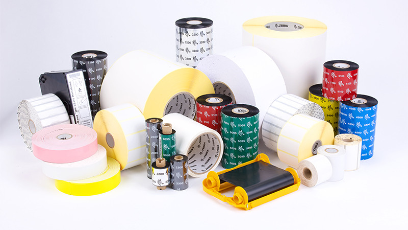 Barcode labels and thermal ribbons