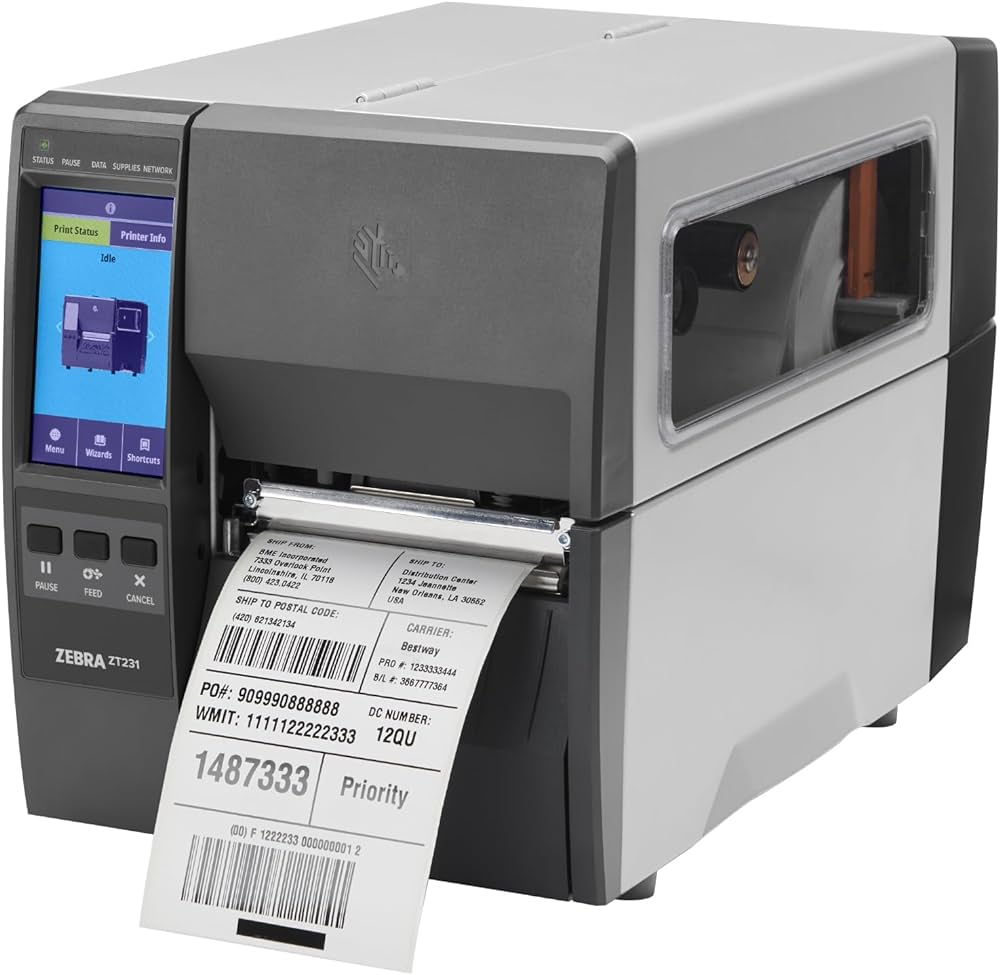 Zebra barcode label printer